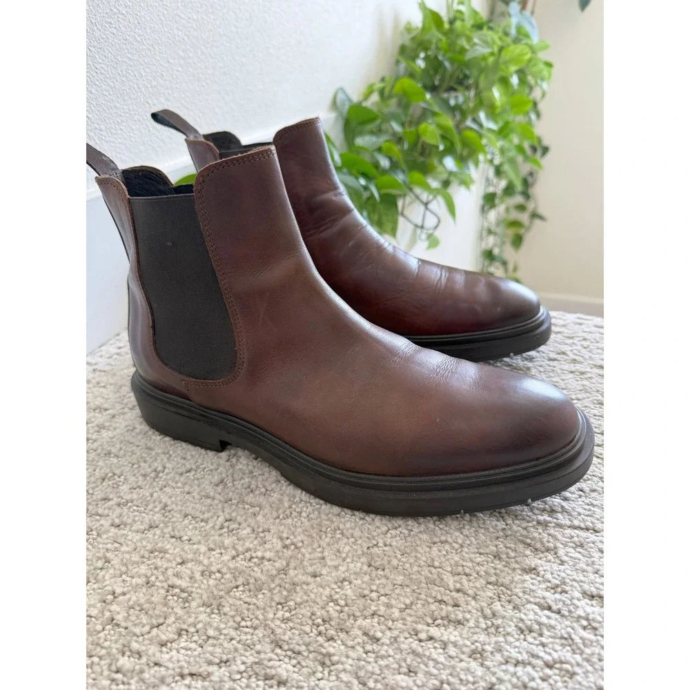 To Boot‎ New York Whistler Chelsea Boots Men 11 CALFSKIN Leather MADE ITALY